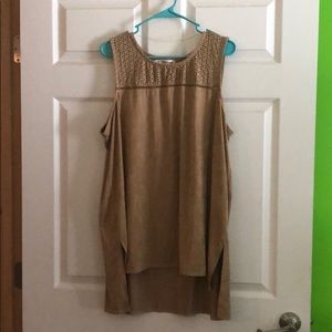 Maurice’s Faux Suede Hi-Lo Tank